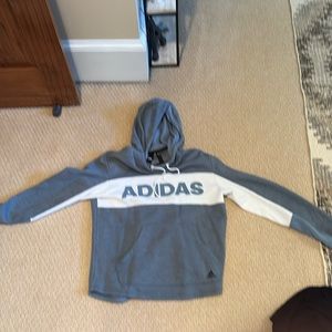 Adidas light blue hoodie size medium